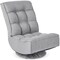 Best Choice Products Folding Floor Gaming Chair for Home, Office w/ 360-Degree Swivel, 4 Positions